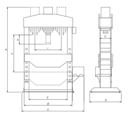 Hydraulický lis WPP 160 HBK