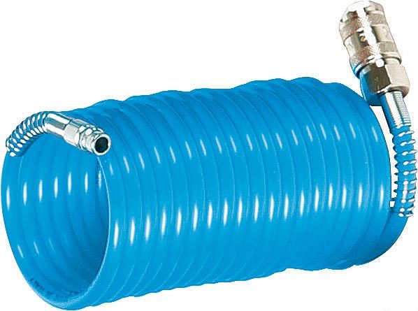 Špirálová PU hadica 5 m, Ø 6 mm, 10 bar