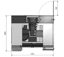 CNC frézka OPTImill F 105