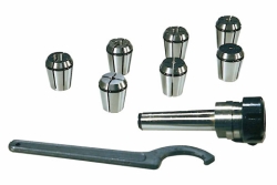 Klieštinový upínač MK3 a klieštiny ø 6, 8, 10, 12, 14, 16 mm